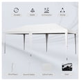 thumbnail image 6 of 10x20 Pop Up Canopy Gazebo - Outdoor Party Tent with Carry Bag - White UV Sun Protection - Adjustable Steel Frame - Large Shade for Events & Weddings, 6 of 9