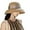 Khaki, variant on Women's Dot Band Straw Sun Hat Wide Brim Foldable UPF 50 Beach Hat for Travel,Pool,Outdoor,Summer UV Hat
