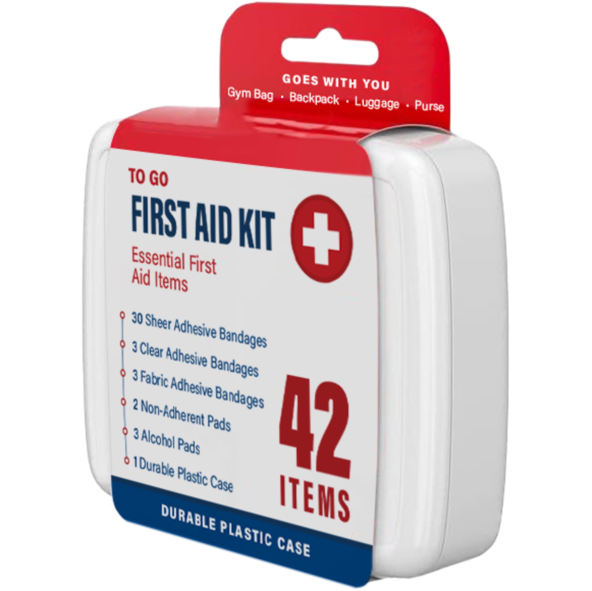 DecorRack Bulk First Aid Kit 500 Piece, 12 Portable 42-Item Boxes for Home, Car, Travel, Office, Outdoor (500 Pcs, 12 Pack)