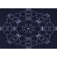 thumbnail image 1 of Ahgly Company Indoor Rectangle Patterned Night Black Area Rugs, 3' x 5', 1 of 6