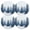 Blue, variant on Ryvnso Trees Forest Landscape Round Plate Mats Dining Table Placemat Set of 4 for Holiday Decoration