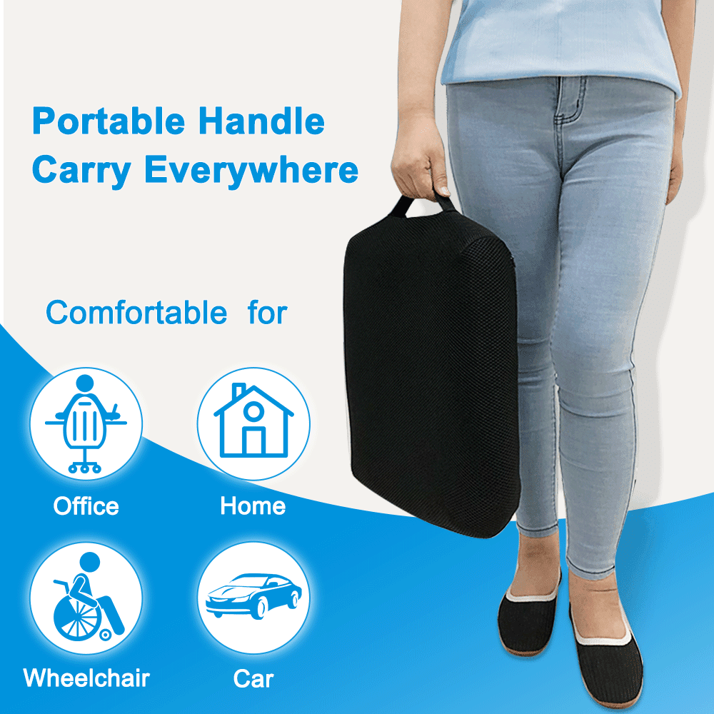 Bed Sore Cushion for Butt Positioning，Pressure Relief Pillow for Pressure Ulcers, Donut Wedge Cushion for Sleeping, Post-Surgery  Back Support, Medical Seat Cushion for Body & Leg Support（Mesh case）