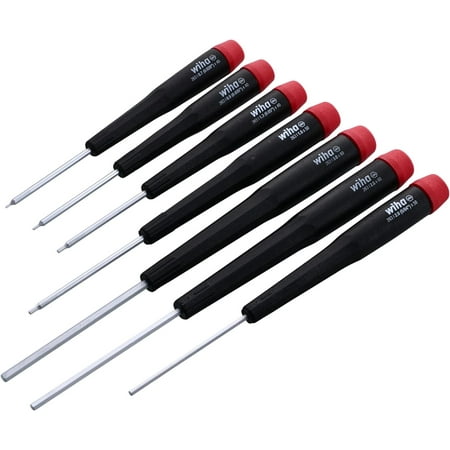 

Wiha 26390 Screwdriver Set Hex Metric With Precision Handle .7 - 3.0mm 7 Piece