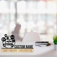 thumbnail image 4 of Handmadetneonsign Custom Software Engineer Desk Name Plate, Software Engineer Metal Nameplate, 4 of 4