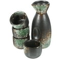 thumbnail image 2 of MasteelfCA 1 Set of Japanese Sake Set Sake Serving Set Ceramic Sake Pot Delicate Sake Pot Cups Set, 2 of 9