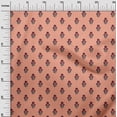 thumbnail image 2 of oneOone Georgette Viscose Fabric Leaves & Floral Block Printed Craft Fabric BTY 42 Inch Wide, 2 of 5