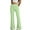 1# Green, variant on No Front Seam High Waisted Flare Leggings for Women Bootcut Yoga Pants Soft Black S