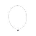 thumbnail image 4 of 2.20 Ct VS1 Excellent Round Cut Genuine Diamond Tanzanite Gemstone Latest Design Pendant for Ladies Solid 18K White Gold With 18 inches Chain, 4 of 6