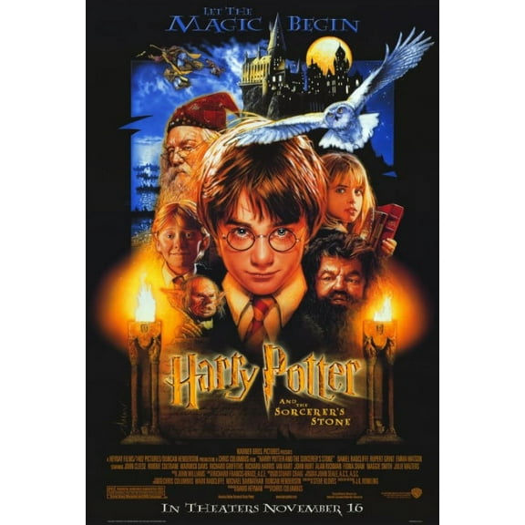 Harry Potter and the Sorcerer's Stone Movie Poster Print (27 x 40)