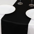 thumbnail image 5 of BalsaCircle 12" x 108" Satin Table Top Runner Wedding Linens Black, 5 of 8