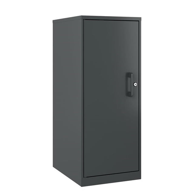 Cooper Armoire de Rangement Personnelle Moderne en Bois à 3 Tablettes, Couleur Charbon