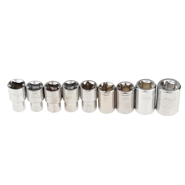 Set 10Pcs Keys 21mm 9 Sockets Set Tools De Problemas Herramientas Accesorias Reparación