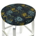 thumbnail image 3 of Kdxio Sunflowers Print Stool Covers Round,Stretch Round Bar Stool Covers Washable Bar Stool Cushion Slipcover for 12-15 Inch Chair, 3 of 7