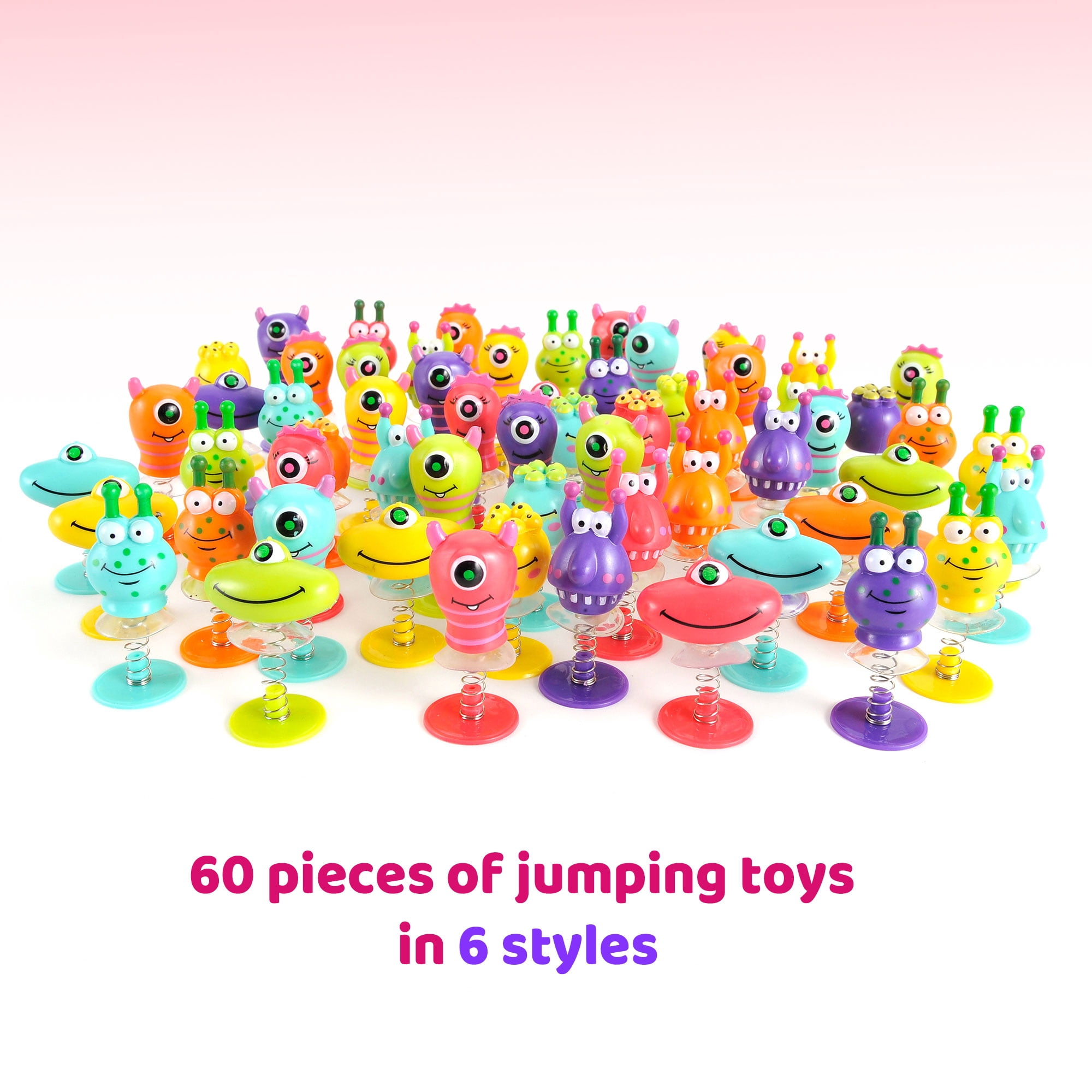 60 Pcs Fun Alien Spring/Jumping/Bouncy Party Favor Toys - Walmart.com