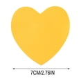thumbnail image 4 of Lekihaqq Heart Shape Note Pads Adhesive Love Stickers Cute Message Reminder Labels For Takeaway Milk Tea Shop School Office Student, 4 of 7