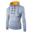 thumbnail image 1 of Sudaderas con capucha para hombre Sudaderas con capucha casuales de manga larga sólidas para hombre Jerséis ajustados Sudadera con capucha, 1 of 5
