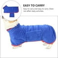 thumbnail image 4 of UPOUART Pet Quick Drying Bathrobe 1Pcs Blue Fast Drying Dog Bath Towel 15.7x13.8in, 4 of 8