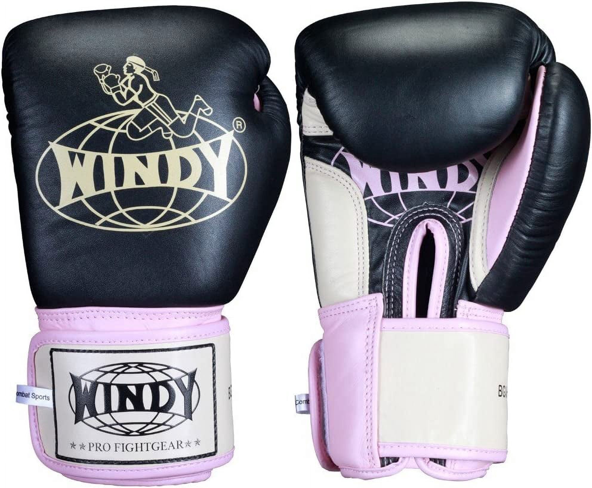 Windy Thai Training Gloves 14 oz Black