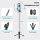 thumbnail image 2 of Trípode para selfies 3 en 1 con Bluetooth, monopié telescópico extensible con control remoto extraíble y soporte estable., 2 of 5