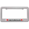 thumbnail image 1 of Georgia Love with Hearts License Plate Frame, 1 of 1
