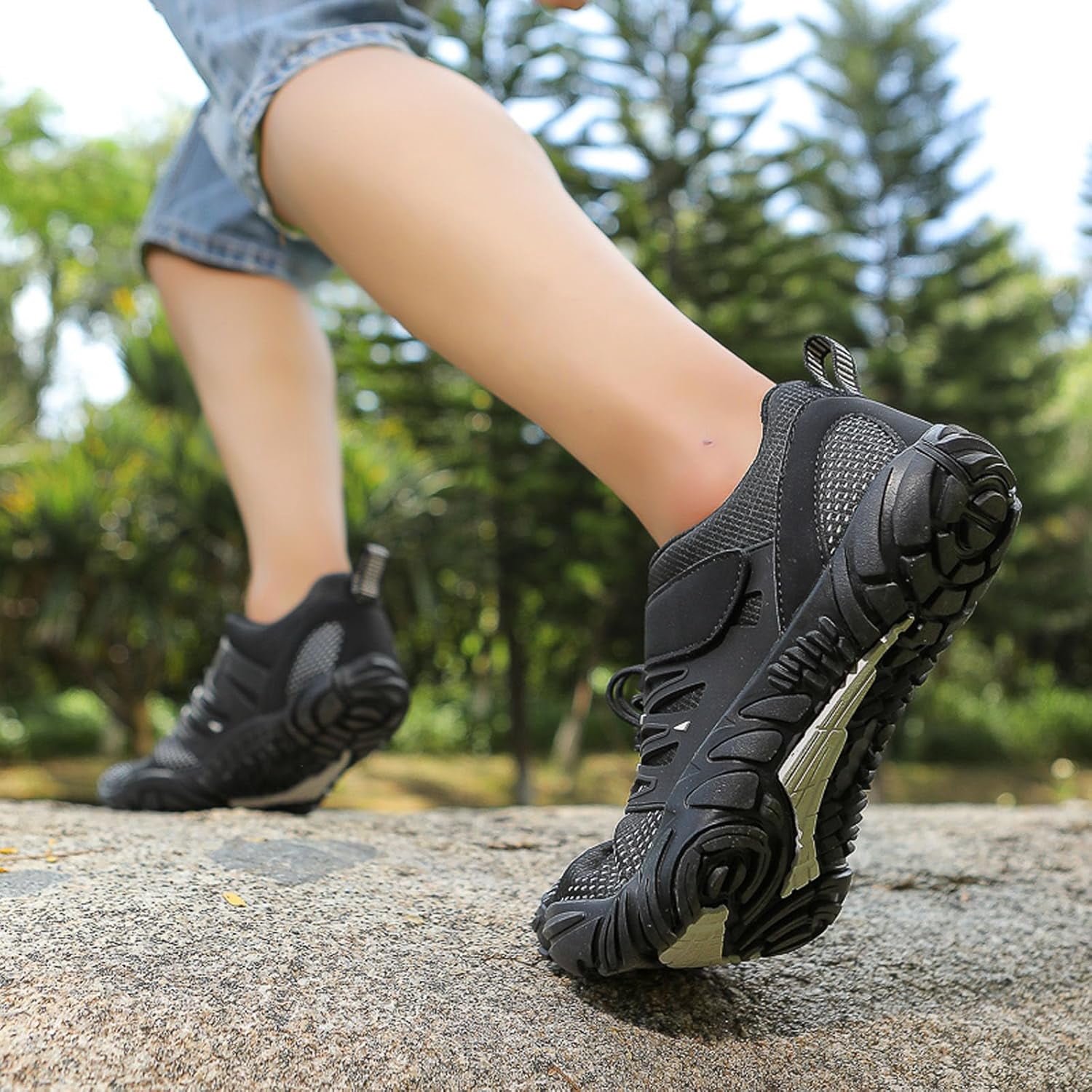 Women's Men’s Barefoot Hiking Shoes Minimalist Trail Running Sneakers Zero Drop Sole Wide Toe Box Parkour Trekking Workout Footwear