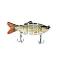 thumbnail image 5 of 10CM/19.4G Sinking Fishing Lure with Sharp Hook 6-Section Multi-jointed Swimbait Realistic 3D Eyes Artificial Hard Bait Outdoor Fishing Accessories, 5 of 8