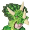 thumbnail image 2 of Underwraps Boy's Green Triceratops Dinosaur Costume Baby Girl - L, 2 of 7