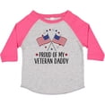 thumbnail image 3 of Inktastic Military Veteran Daddy Proud Son Daughter Boys or Girls Toddler T-Shirt, 3 of 5