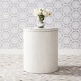 thumbnail image 3 of Liberty Furniture Modern Farmhouse White Drum End Table, 3 of 5