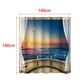 thumbnail image 3 of Cortina de ducha de 180x180 cm con agujeros, impermeable, con estampado digital. Oceano, 3 of 7