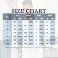 thumbnail image 3 of Domuza Men's Long Sleeve Button Up Stretch Dress Shirt Modern Slim Fit Wrinkle-Free Wedding Formal Shirts Khaki 2XL, 3 of 6