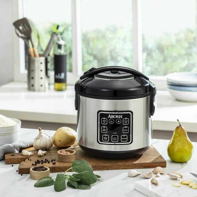 Electric rice cooker with steamer discount