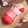 thumbnail image 2 of BambooMN Unisex Tri-Color Rayon from Bamboo Ankle Socks - Assortment C - Small - 4 Pairs, 2 of 7