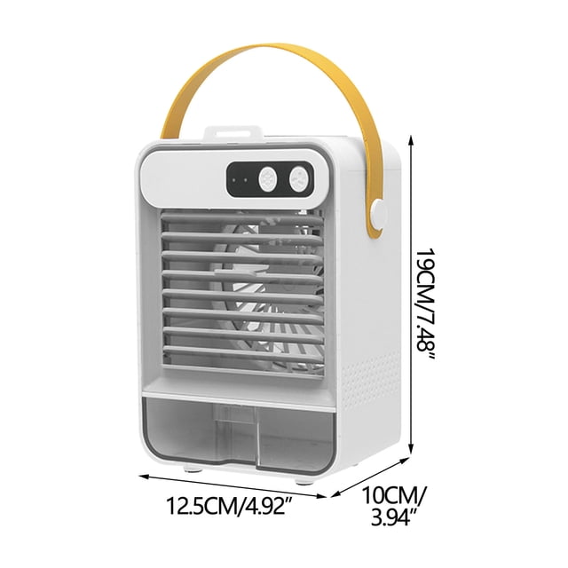 Mini Fan Portable Mini Usb Power Storage Multi-Function Small A I R Conditioning Fan Cool Spray Dormitory Desktop Office A I R Humidification Small Fans for Rooms