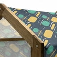 thumbnail image 5 of Geometric Pet House, Teenage Pattern with Lines and Circles Bold Colorful Shapes Retro Modern Style, Outdoor & Indoor Portable Dog Kennel with Pillow and Cover, 5 Sizes, Multicolor, by Ambesonne, 5 of 5