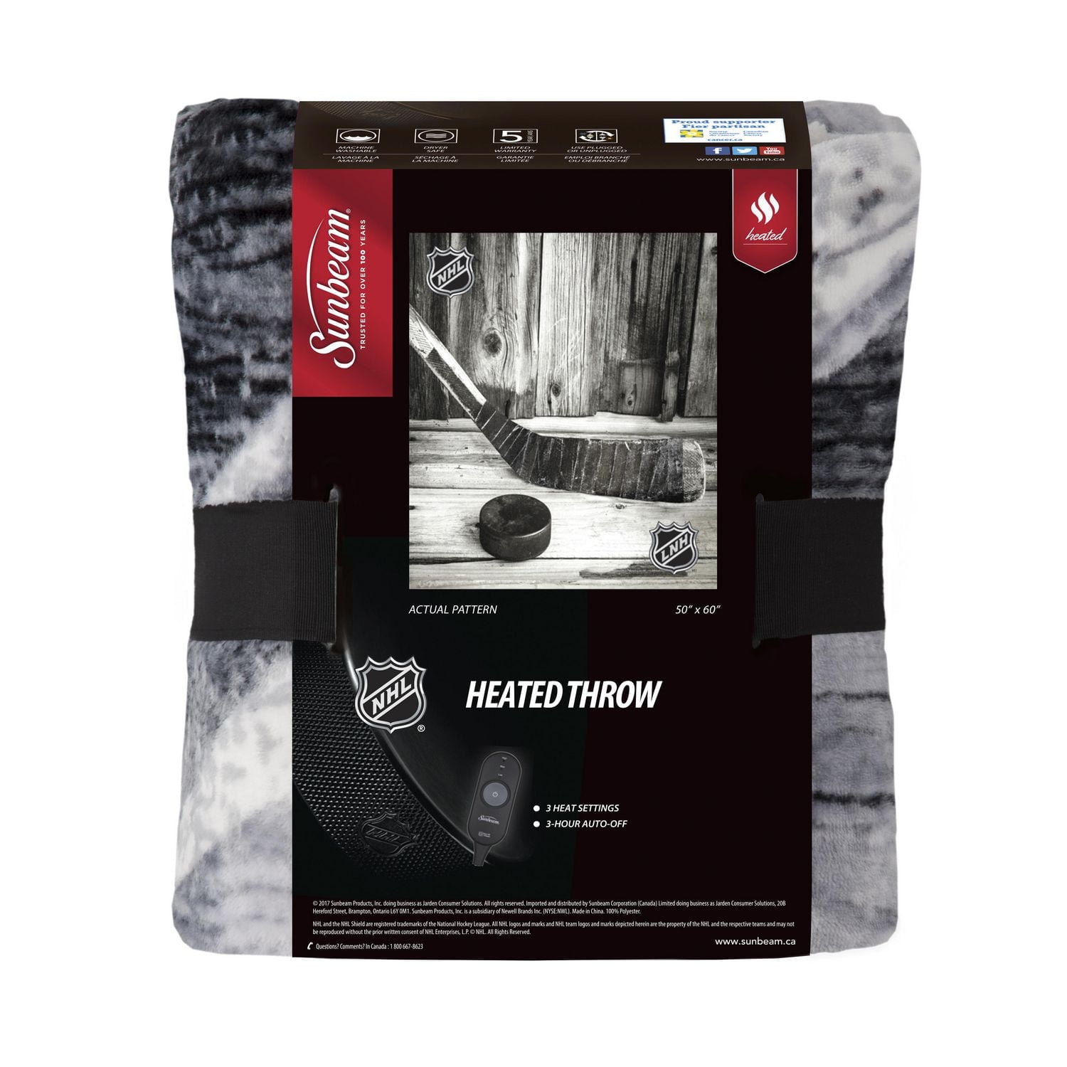 Sunbeam® NHL® Heated Throw