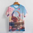 thumbnail image 3 of Butterfly Dancing T Shirts Basic T-Shirt Short Sleeve Ladies Tee Shirt Summer Graphic Clothing, 3 of 6