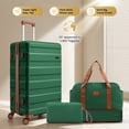 thumbnail image 2 of SANOPY Luggage Sets 3 PCS, ABS Lightweight Suitcase Dual-Spinner Wheel TSA Lock, Hardshell Carry on Luggage with Expandable Travel Bag, 2 of 8