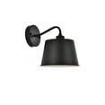 thumbnail image 1 of Living District Nota Midcentury Modern Black 1 Light E26 Wall Sconce, 1 of 4