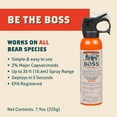 thumbnail image 2 of Spray para osos SABRE Trail Boss de 10 m de alcance, potencia máxima de 230 ml, 2 of 7