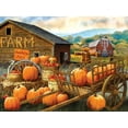 thumbnail image 2 of SUNSOUT INC - Pumpkin Farm - 1000 pc Jigsaw Puzzle by Artist: Tom Wood - Finished Size 20" x 27" Halloween - MPN# 23044, 2 of 6