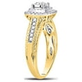 thumbnail image 3 of 14kt Yellow Gold Round Diamond Solitaire Bridal Wedding Engagement Ring 1/2 Cttw, 3 of 4