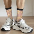 thumbnail image 6 of KLL Bee Gnome Print Cool Socks Men's Women's Crew Socks Funny Crazy Novelty Stockings, 6 of 6