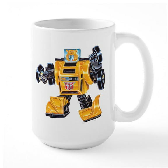 CafePress - Bumblebee Mugs - 15 oz Ceramic Large White Novelty Mug