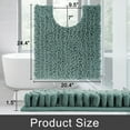 thumbnail image 4 of TJOUL Bathroom Rug Mat, Extra Soft Non Slip Absorbent Water Bath Rug, Quick Dry Machine Washable Chenille Shaggy Shower Mat, Bath Mat for Bathroom Floor, Home Decor Accessories, 4 of 15