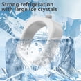 thumbnail image 3 of Ventilador de aire acondicionado con refrigeración por agua helada Ventilador de escritorio de cristal de hielo recargable, 3 of 8
