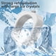 thumbnail image 3 of Ventilador de aire acondicionado con refrigeración por agua helada Ventilador de escritorio de cristal de hielo recargable, 3 of 8