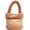 Pink, variant on JUYGO Women's Furry Shoulder Bag Plush Hobo Leather Bucket Tote Lightweight Handbag Cute Purse Soft Winter Satchels