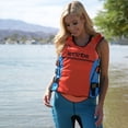 thumbnail image 1 of Ladies UR-20P Team Rider Vest | Blue / Orange | Comfort EVA Foam | Custom Name Option (2XL/3XL), 1 of 5
