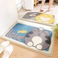 thumbnail image 4 of Moyic Alfombra de baño antideslizante para una experiencia segura y antideslizante Excelente alfombra de baño absorbente de agua Juegos de accesorios de baño Limón, 4 of 6
